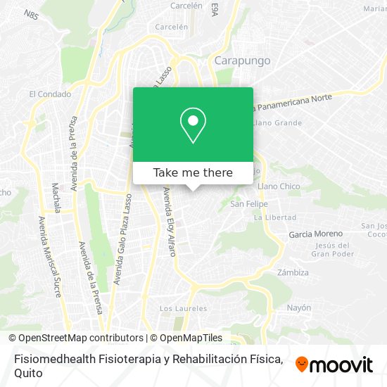 Mapa de Fisiomedhealth Fisioterapia y Rehabilitación Física