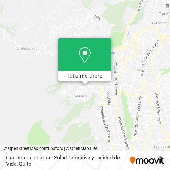 Gerontopsiquiatría - Salud Cognitiva y Calidad de Vida map