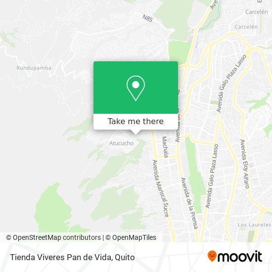 Tienda Viveres Pan de Vida map
