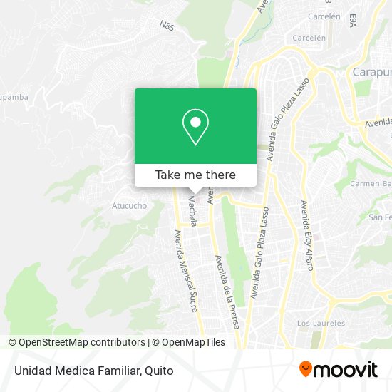 Mapa de Unidad Medica Familiar