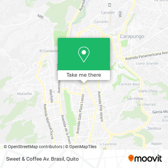 Sweet & Coffee Av. Brasil map