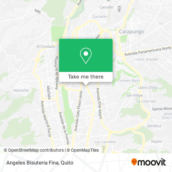 Angeles Bisutería Fina map
