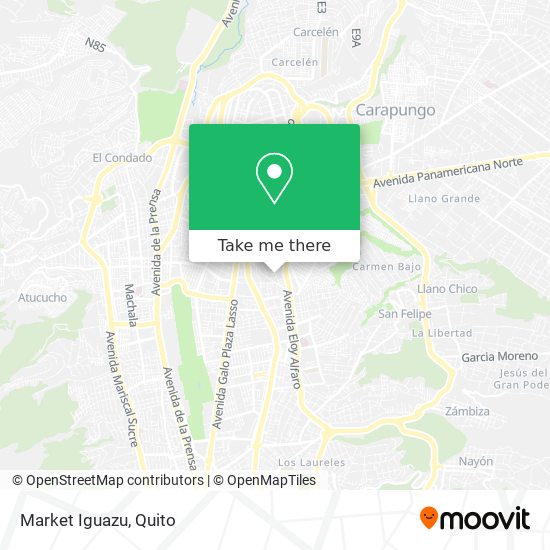 Mapa de Market Iguazu