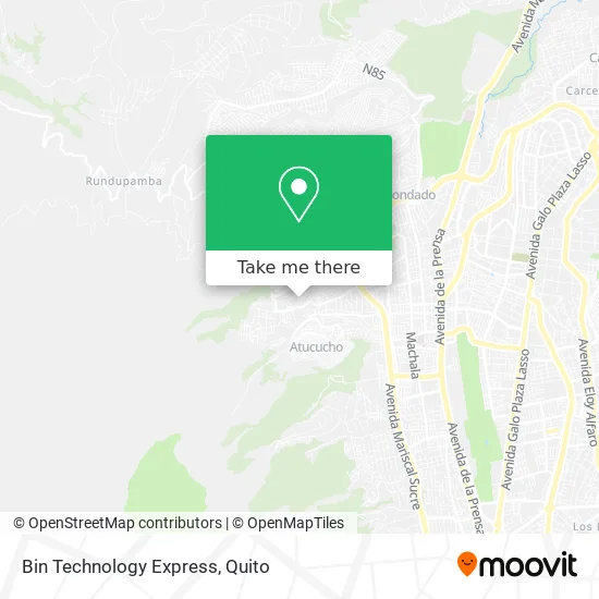 Bin Technology Express map