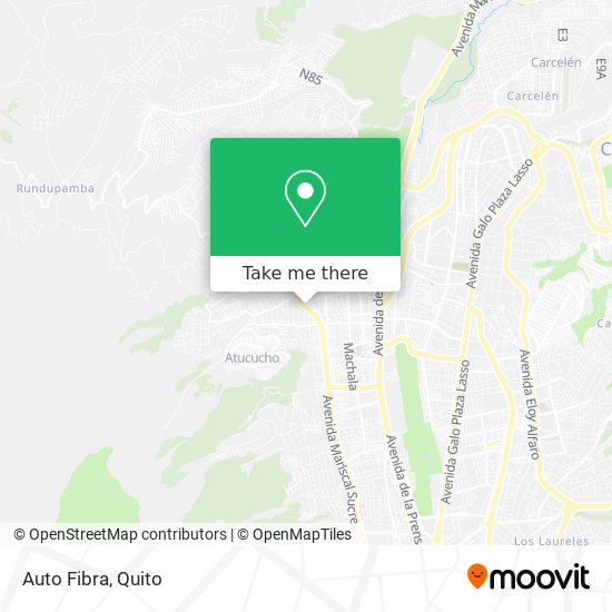 Auto Fibra map