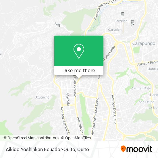 Aikido Yoshinkan Ecuador-Quito map