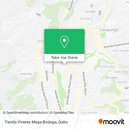 Tienda Viveres Mega Bodega map