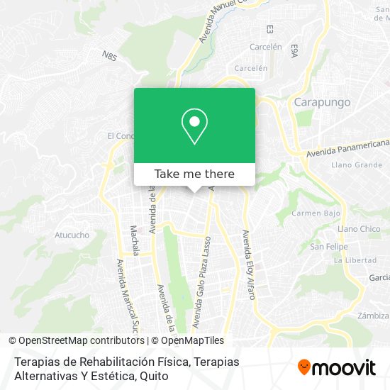 Terapias de Rehabilitación Física, Terapias Alternativas Y Estética map