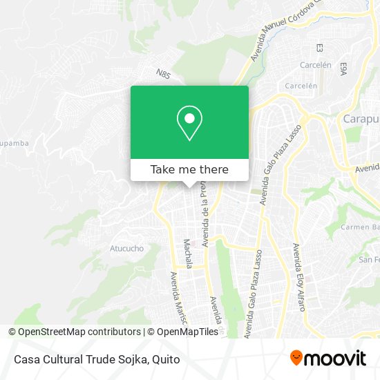 Casa Cultural Trude Sojka map