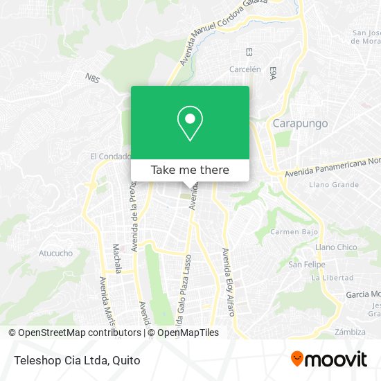 Teleshop Cia Ltda map