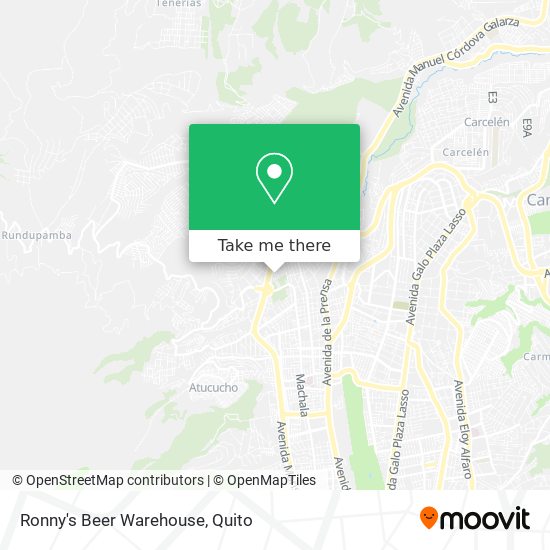 Ronny's Beer Warehouse map