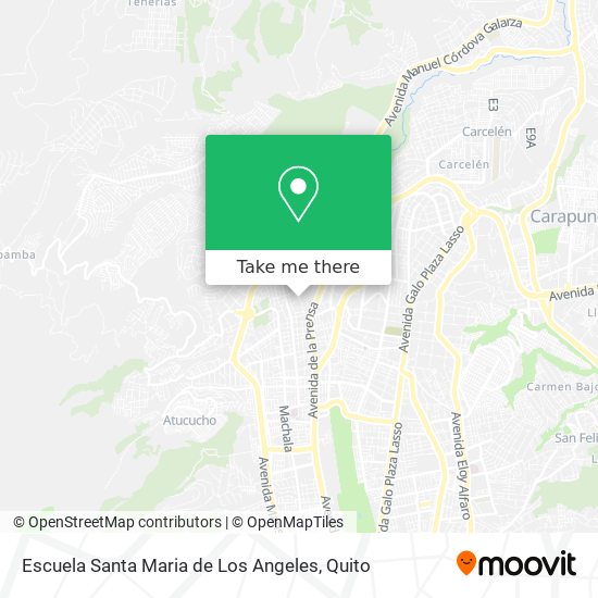 Escuela Santa Maria de Los Angeles map