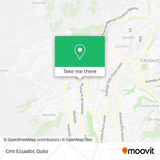 Mapa de Cmt Ecuador
