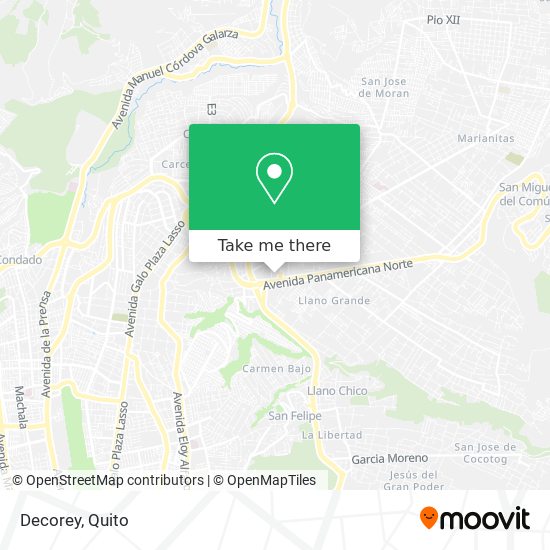 Mapa de Decorey