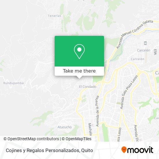 Cojines y Regalos Personalizados map