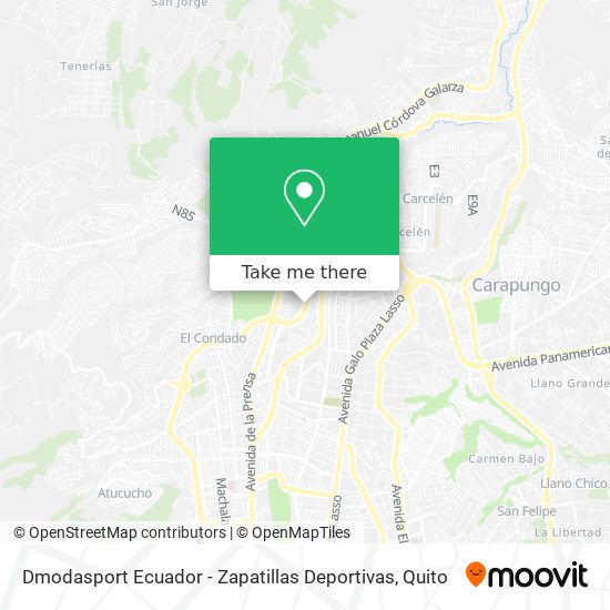 Dmodasport Ecuador - Zapatillas Deportivas map