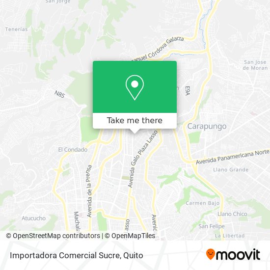 Importadora Comercial Sucre map