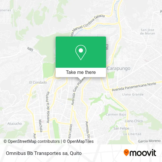 Omnibus Bb Transportes sa map