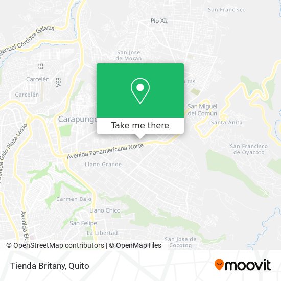 Mapa de Tienda Britany