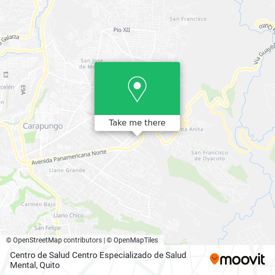 Centro de Salud Centro Especializado de Salud Mental map