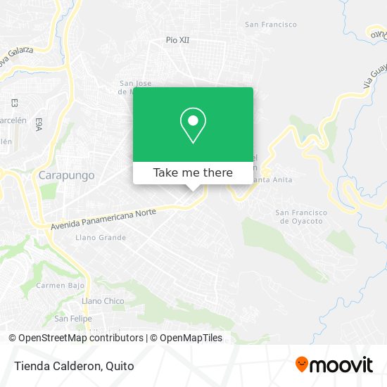 Mapa de Tienda Calderon