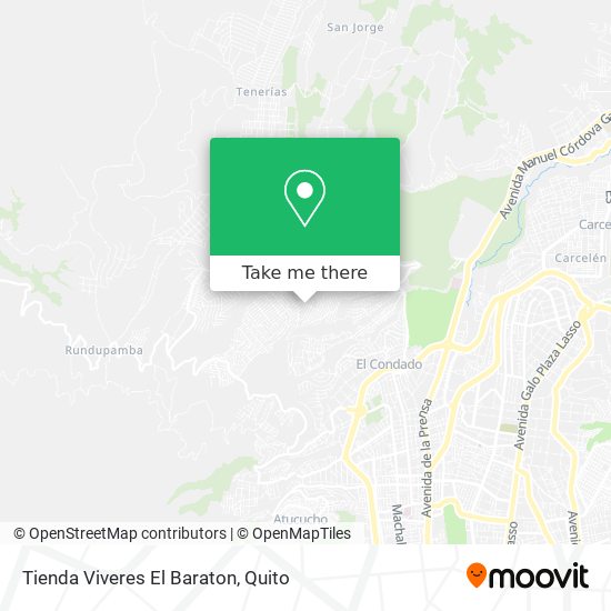 Tienda Viveres El Baraton map