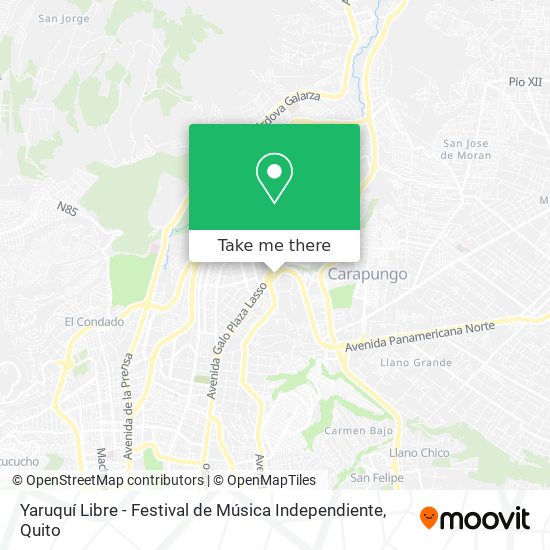 Yaruquí Libre - Festival de Música Independiente map
