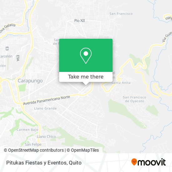 Pitukas Fiestas y Eventos map