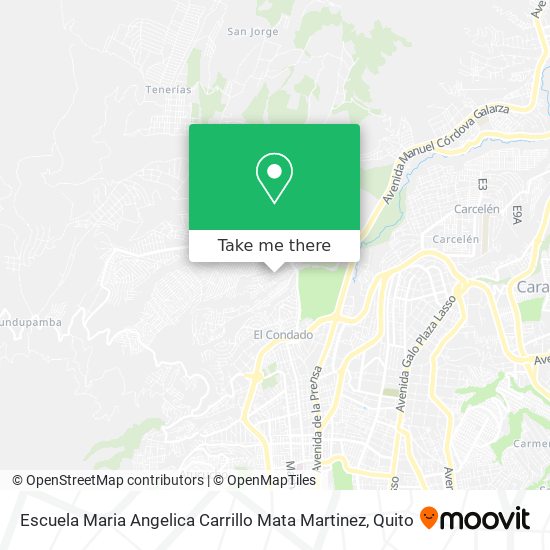 Mapa de Escuela Maria Angelica Carrillo Mata Martinez