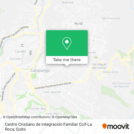 Centro Cristiano de Integración Familiar Ccif-La Roca map