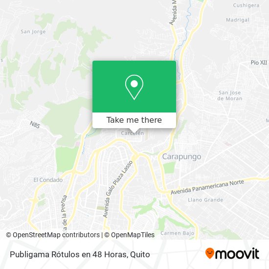 Publigama Rótulos en 48 Horas map