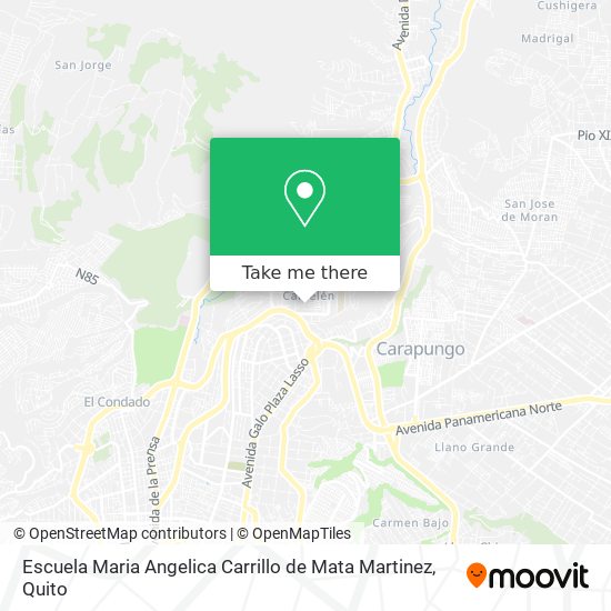 Escuela Maria Angelica Carrillo de Mata Martinez map