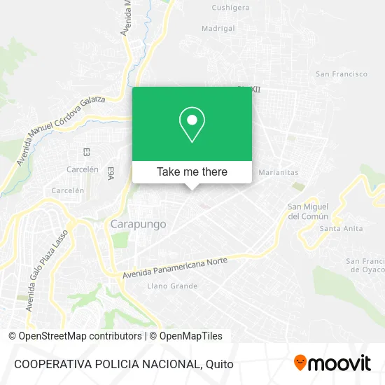 COOPERATIVA POLICIA NACIONAL map