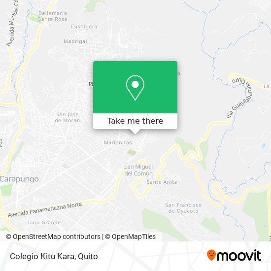 Mapa de Colegio Kitu Kara