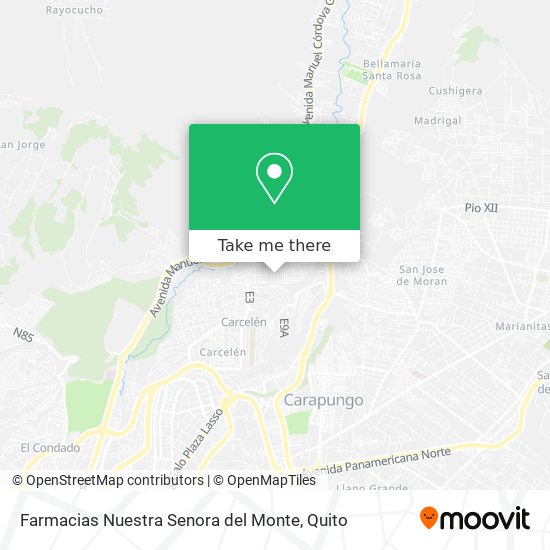 Mapa de Farmacias Nuestra Senora del Monte