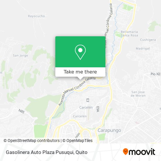 Mapa de Gasolinera Auto Plaza Pusuqui