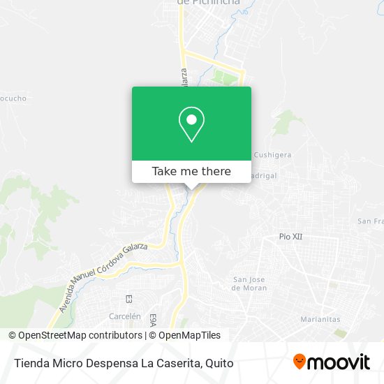 Tienda Micro Despensa La Caserita map