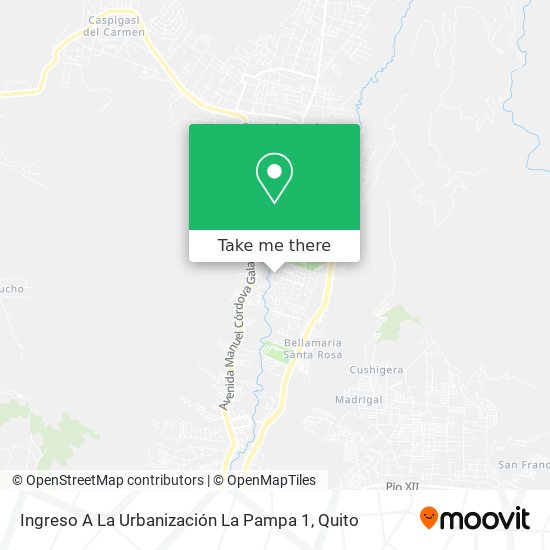 Ingreso A La Urbanización La Pampa 1 map