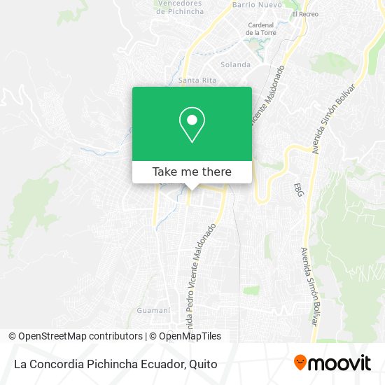 La Concordia Pichincha Ecuador map