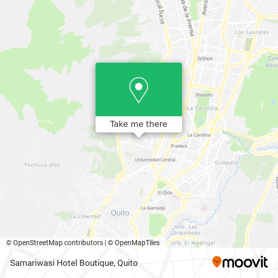 Samariwasi Hotel Boutique map