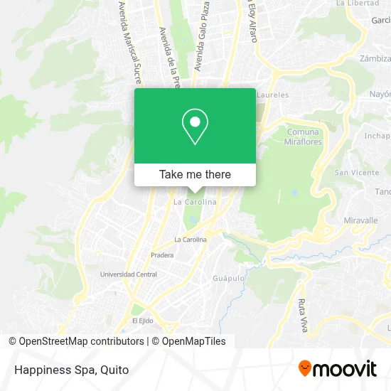 Happiness Spa map