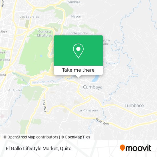 Mapa de El Gallo Lifestyle Market