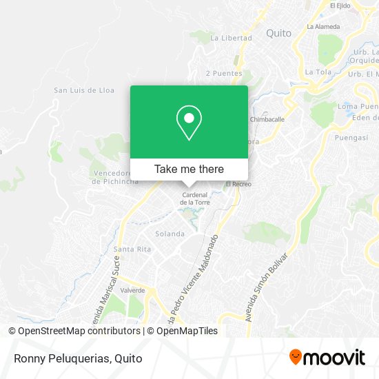 Ronny Peluquerias map