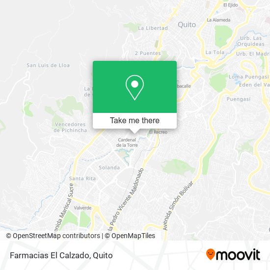 Farmacias El Calzado map