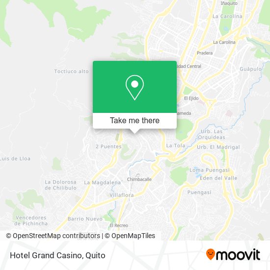 Mapa de Hotel Grand Casino