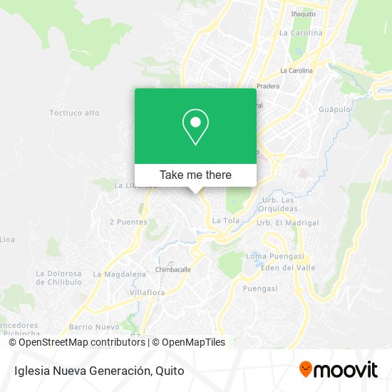 Iglesia Nueva Generación map