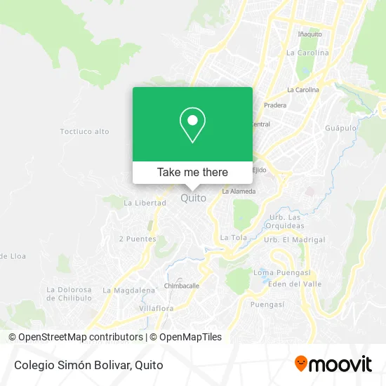 Mapa de Colegio Simón Bolivar