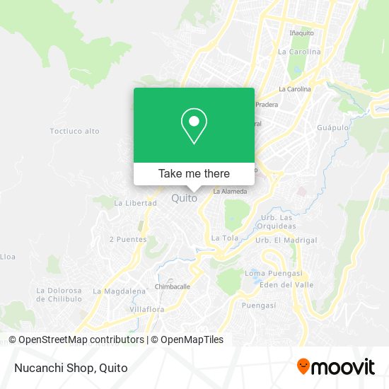 Nucanchi Shop map