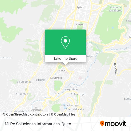 Mapa de Mi Pc Soluciones Informaticas