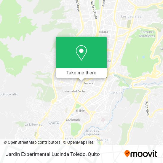 Jardin Experimental Lucinda Toledo map